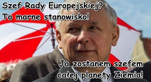Tusk szefem Rady Europejskiej - mem / Nie lubię PiSu