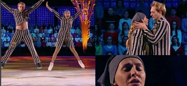 Skandal wokół rosyjskiego "Tańca na lodzie". Uczestnicy przebrani za więźniów obozu koncentracyjnego