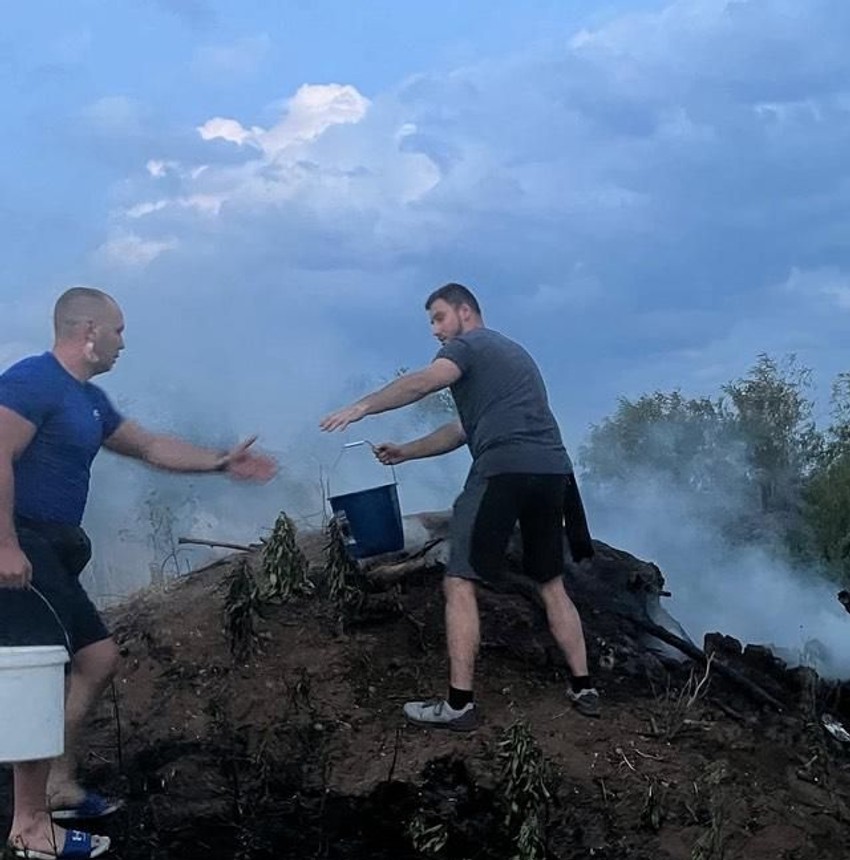 Akcija gašenje požara običnih građana