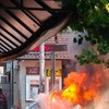 Zapaljen auto, Ugrinovačka ulica Zemun