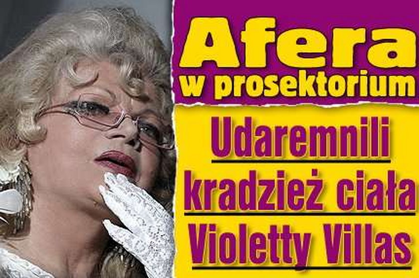 Afera w prosektorium. Udaremnili kradzież ciała Violetty Villas