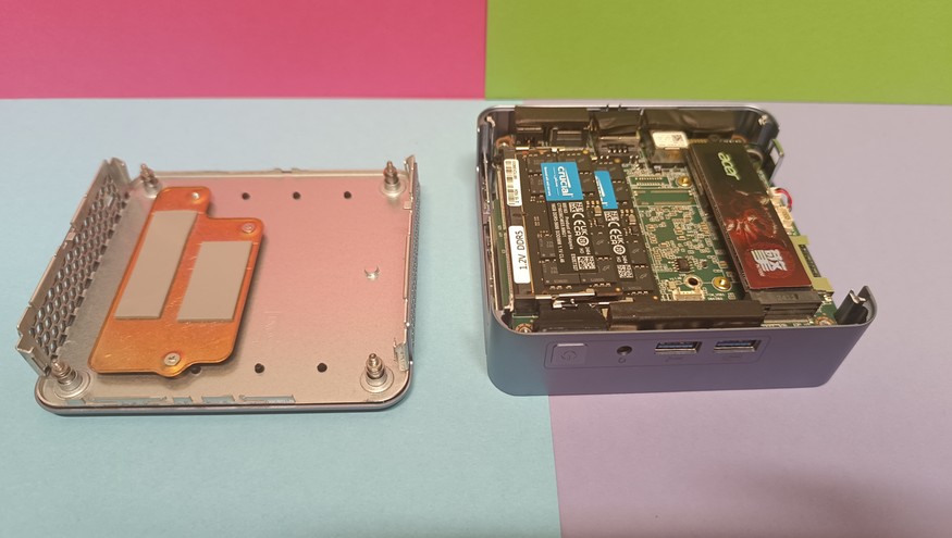 Tam güçte Geekom AX8 Pro'nun havalandırması net bir şekilde duyulabiliyor.
