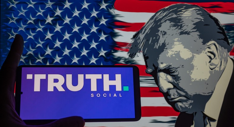 Donald Trump created Truth Social after he was banned from X, formerly Twitter.NurPhoto/Getty Images