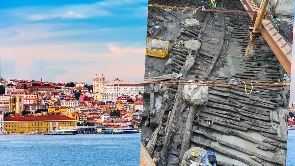 W Lizbonie znaleziono pozostałości okrętu z XVII wieku