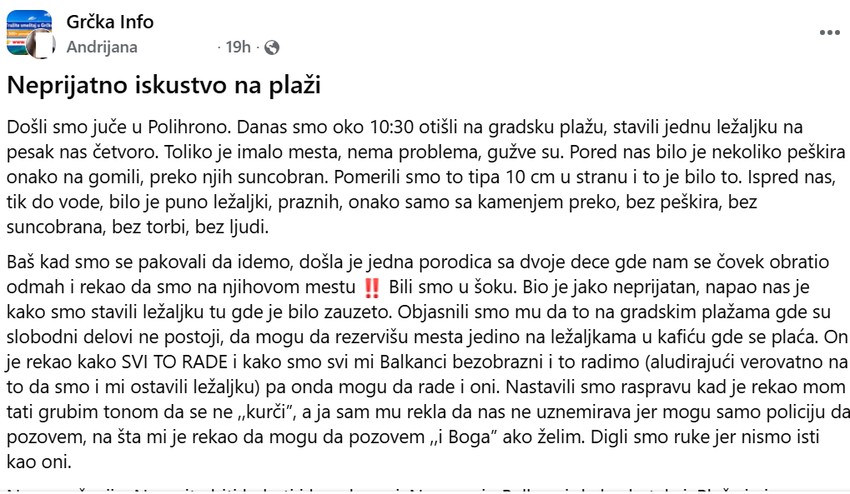 Fejsbuk objava