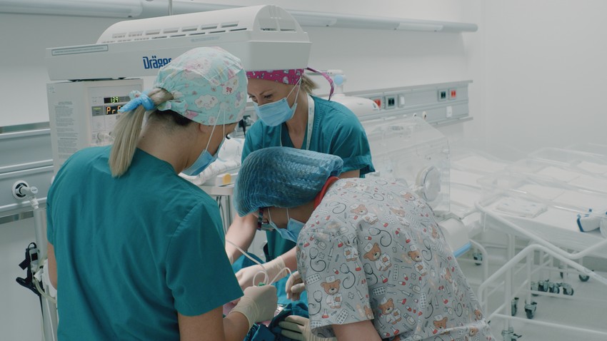 Porođaj Bogdane Ražnatović u Ceca Show-u