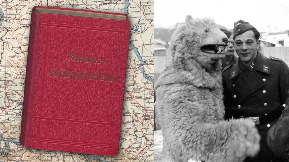 "Das Generalgouvernement : Reisehandbuch" - przewodnik turystyczny wydawnictwa Baedekera po Generalnym Gubernatorstwie z 1943 r.
