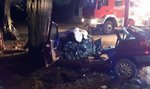 Tragiczny wypadek w Brzozowej. Dwie osoby nie żyją, są ranni