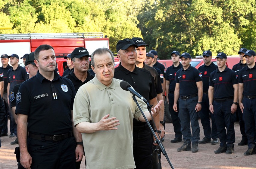 Vatrogasci povratak Ivica Dačić