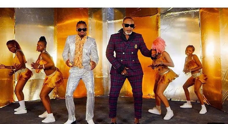 Diamond Platnumz and Koffi Olomide in Waah Video