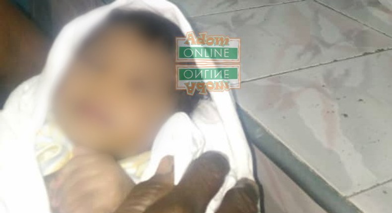 Abandoned baby found in gutter at Assin Praso