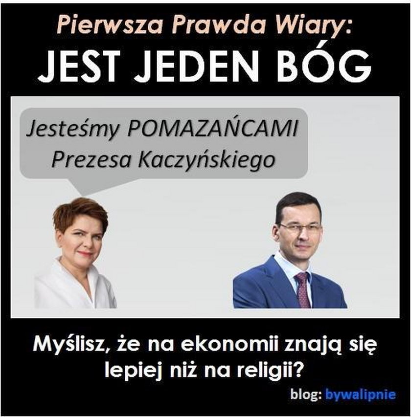 Internet kpi z „pomazańców Kaczyńskiego". MEMY