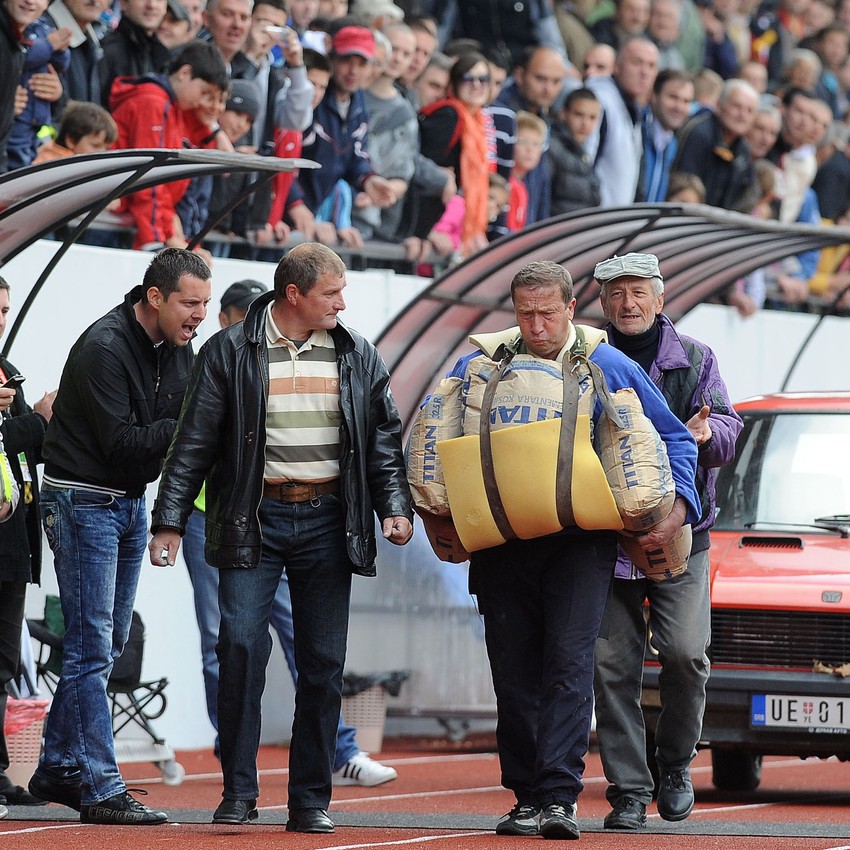 Milovan Milutinović je postao rekorder u trčanju sa teretom od 45 kilograma na 100 metara