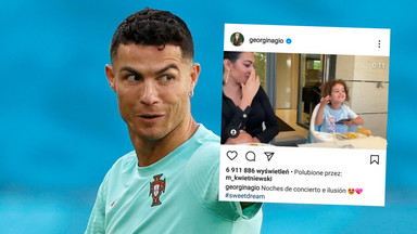 Córka Cristiano Ronaldo znów skradła show. Reakcja jej mamy? Bezcenna