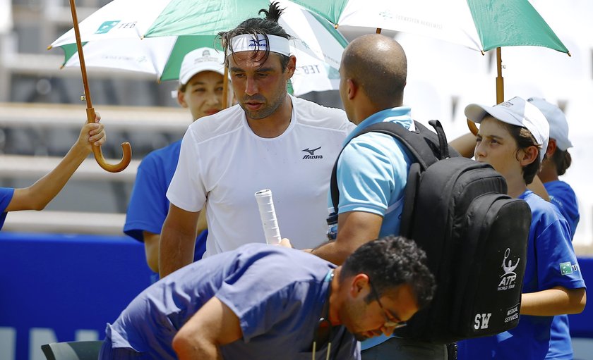 Marcos Baghdatis padł z wycieńczenia. Horror na korcie Antalya Open