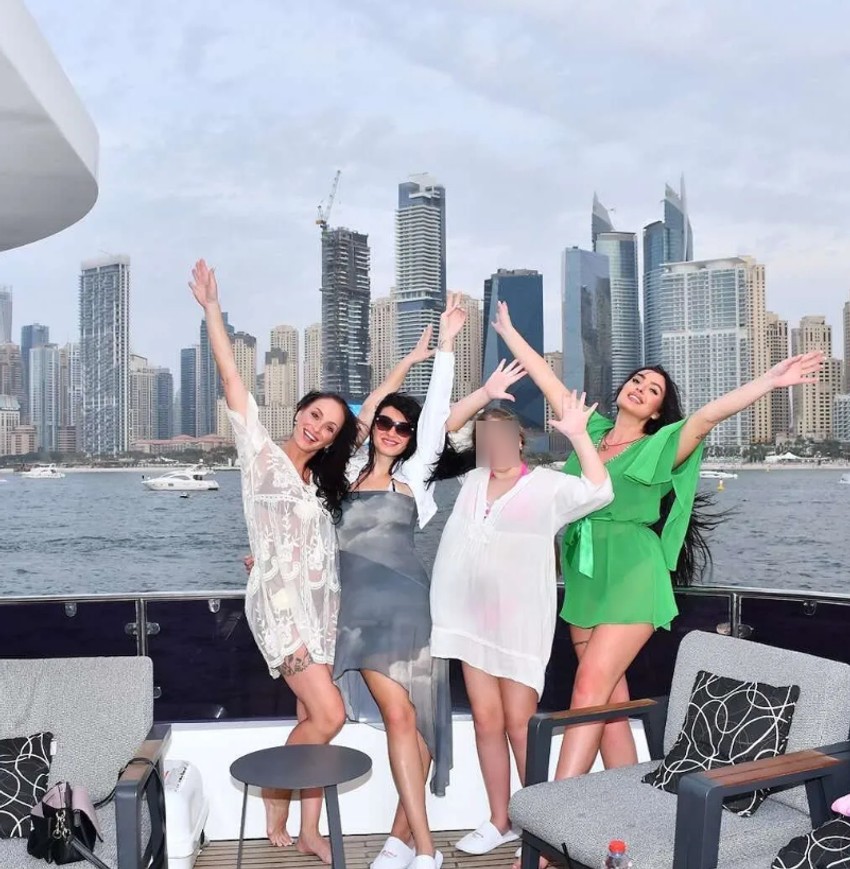 Slađa Delibašić sa ćerkom i unukom u Dubaiju