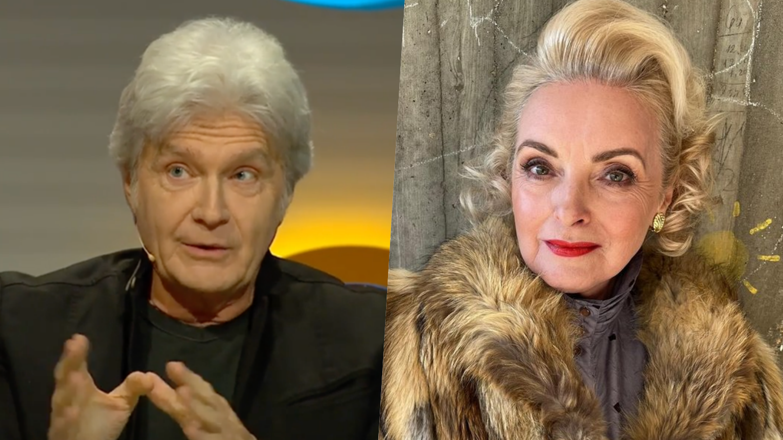 Herec Štefan Skrúcaný a herečka Eva Pavlíková.