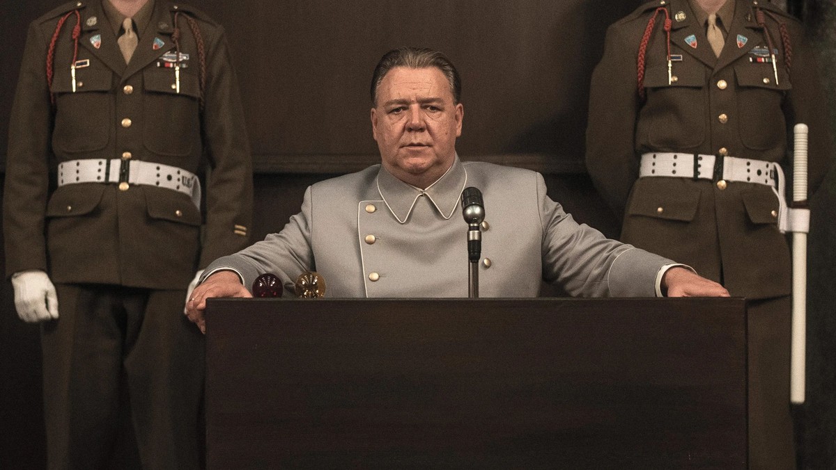 Russell Crowe jako Hermann Göring w filmie "Norymberga"