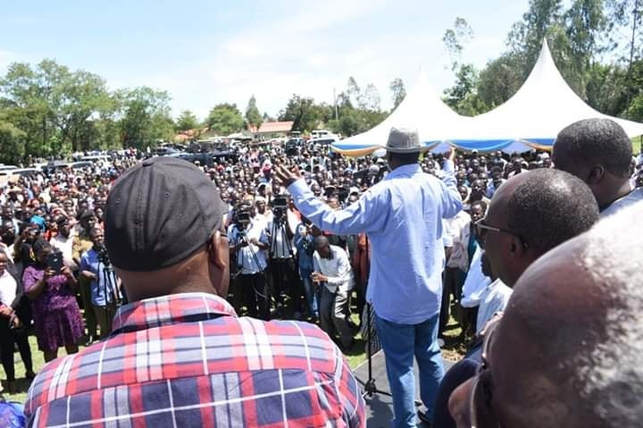 Image result for Raila Heckled in Muhoroni