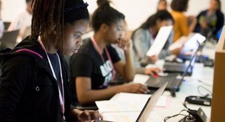 Black girls coding. 
