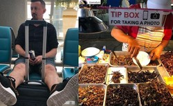 Bułka z bananem? Nie tym razem. Oto czym zajada się Adam Małysz na wakacjach [GALERIA]