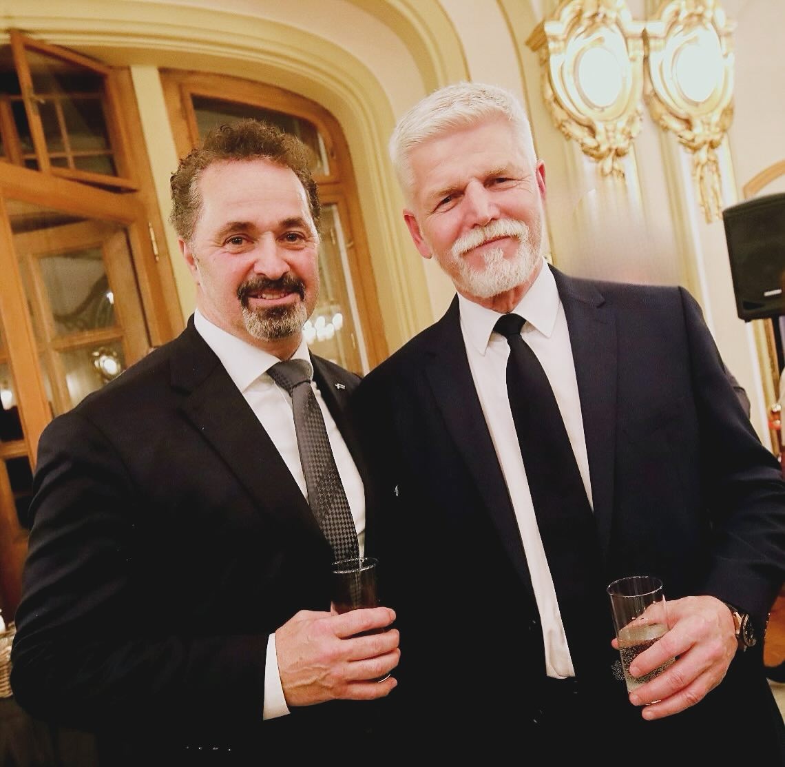 Herec Martin Dejdar a český prezident Petr Pavel.