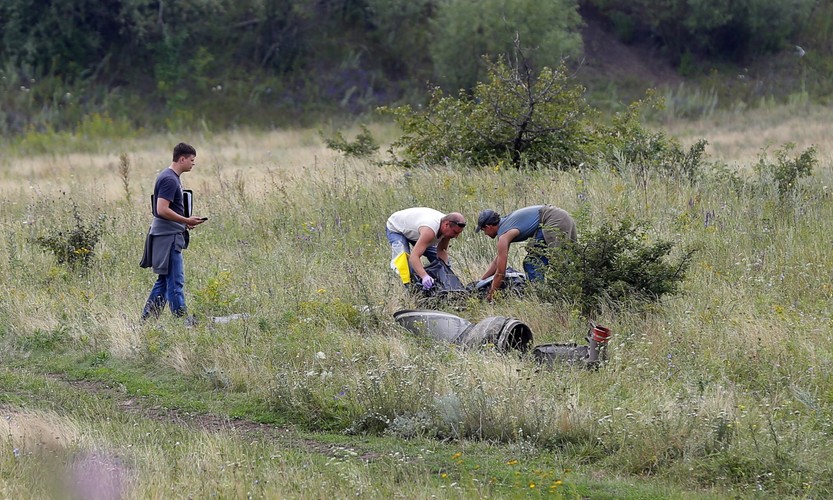 Miejsce katastrofy samolotu Malaysia Airlines lot MH17