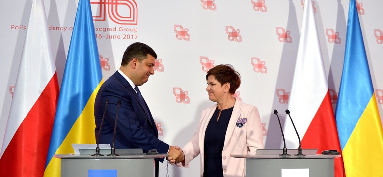 Premier Ukrainy do Beaty Szydło: Powinniśmy delikatnie podchodzić do kwestii historycznych