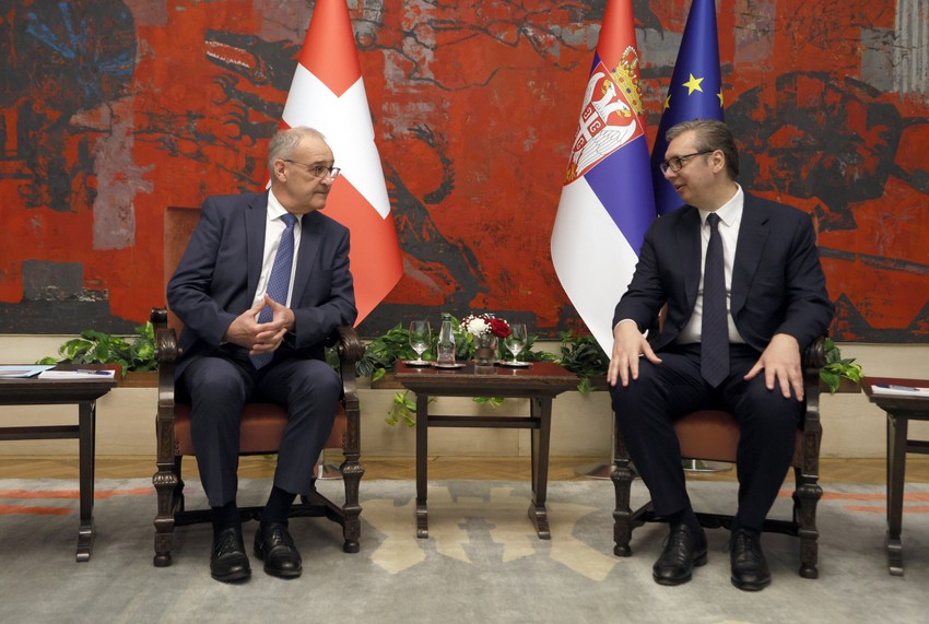 Poseta predsednika Švajcarske Konfederacije Gi Parmelana
