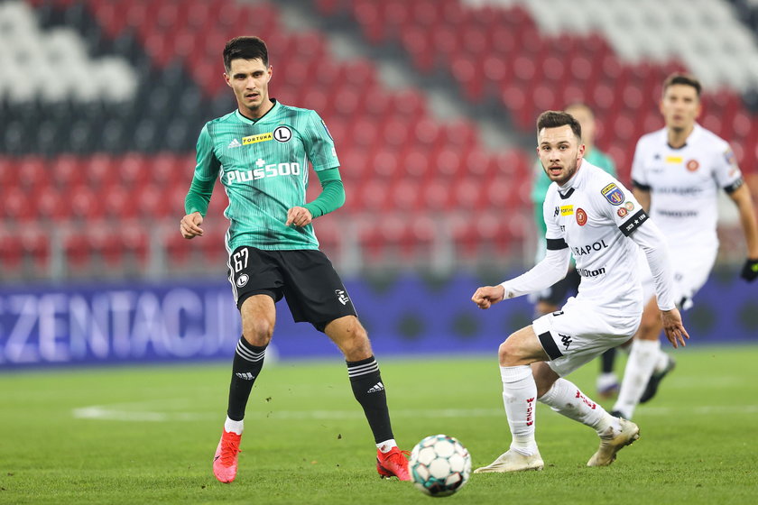 25.11.2020 WIDZEW LODZ - LEGIA WARSZAWA FORTUNA PUCHAR POLSKI PILKA NOZNA