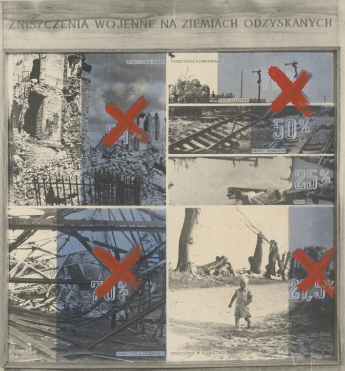 Ilustracja z albumu "Polska: Ziemie Odzyskane", 1947 r.