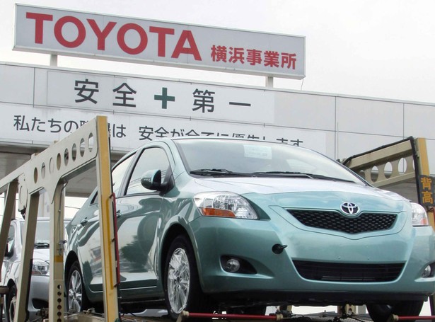 Ostatnie toyoty zjeżdżają z linii produkcyjnych w Japonii...