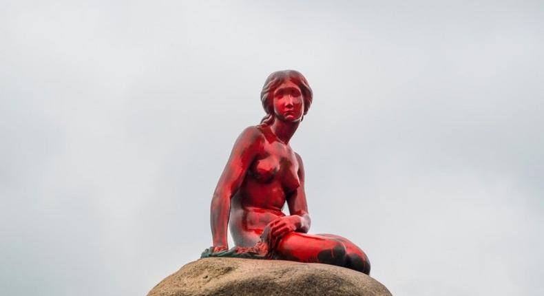Copenhagen's world famous statue of Little Mermaid was vandalised on May 30, 2017