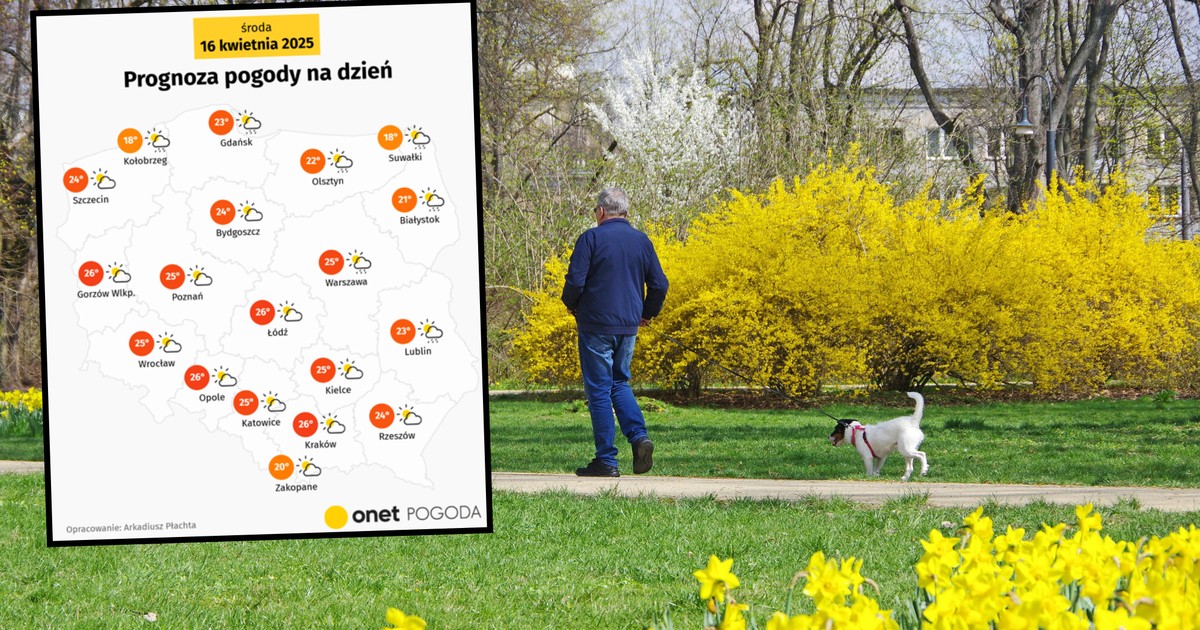 Takich temperatur w tym roku jeszcze nie mieliśmy. Dziś poczujemy oddech lata