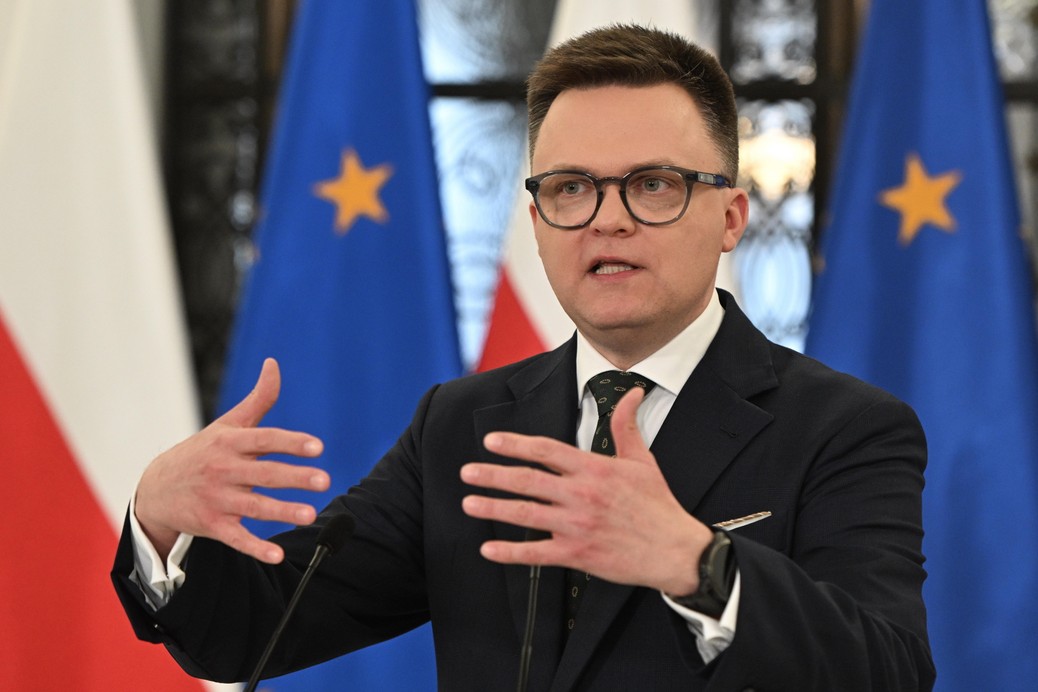 Marszałek Sejmu Szymon Hołownia