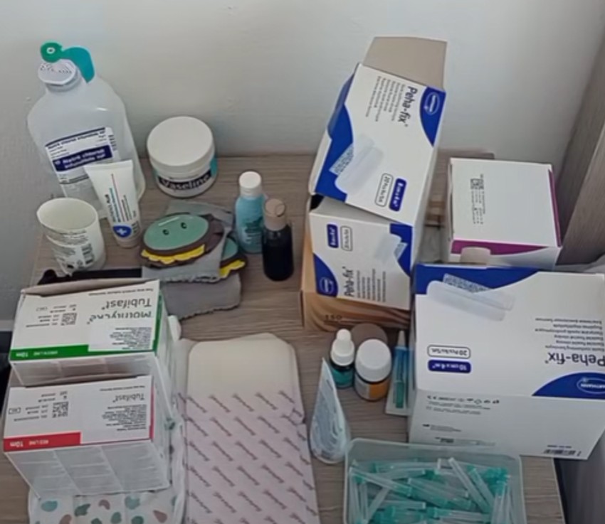 Jedan deo lekova koji je potreban Alekseju.