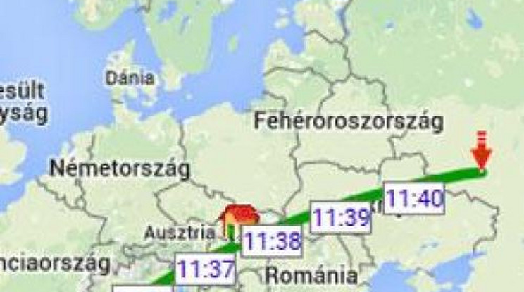 Ránk zuhan? Itt vannak az elszabadult űrhajó lehetséges pályái!