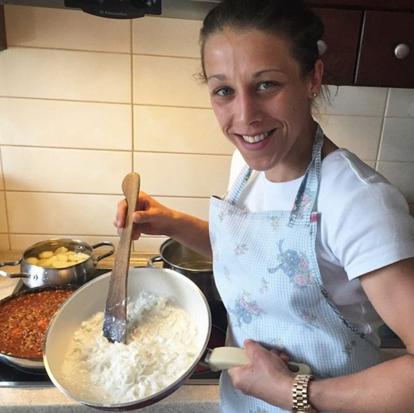 Joanna Jędrzejczyk w swoim mieszkaniu