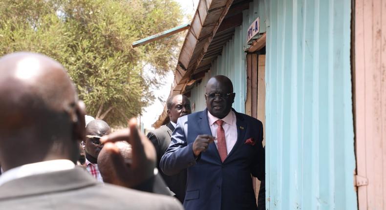 Education CS George Magoha closes Precious Talents School for 4 days following collapse of classroom that killed 7 pupils