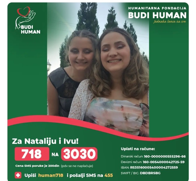 Natalija i Iva Bašović boluju od Fridrajhove ataksije