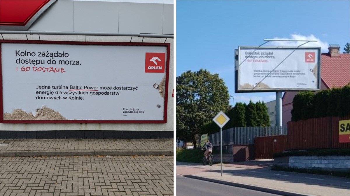 Tajemnicze billboardy o „dostępie do morza” to kampania Orlenu