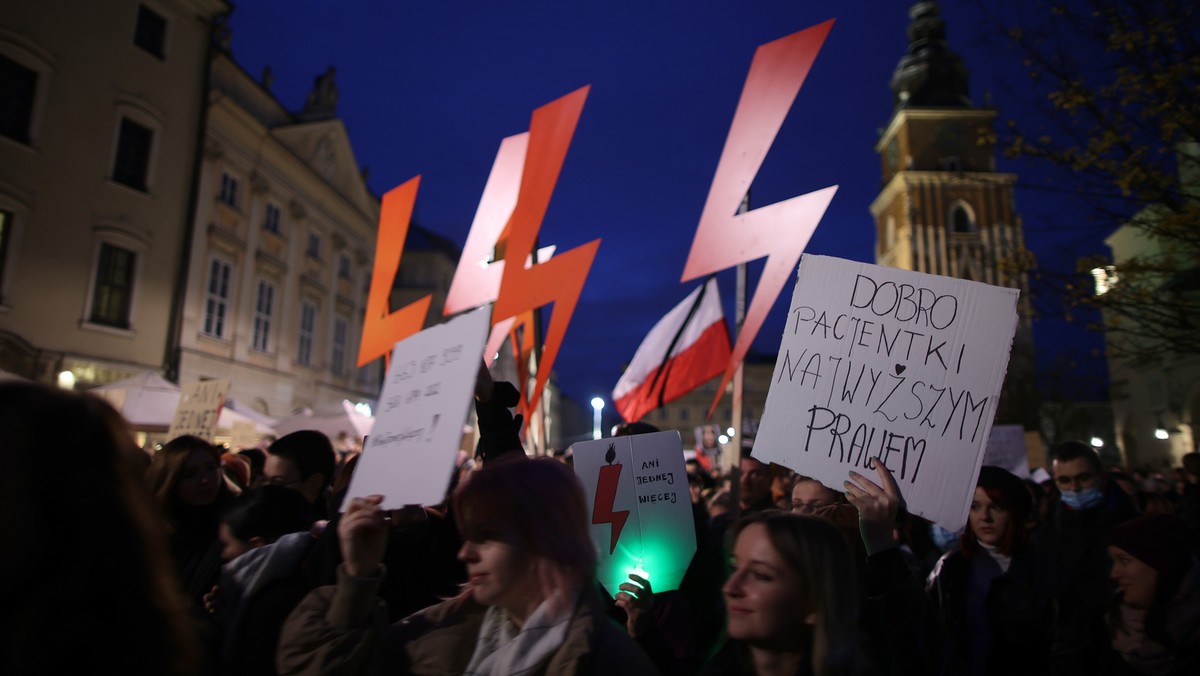 Protesty Ogólnopolskiego Strajku Kobiet.