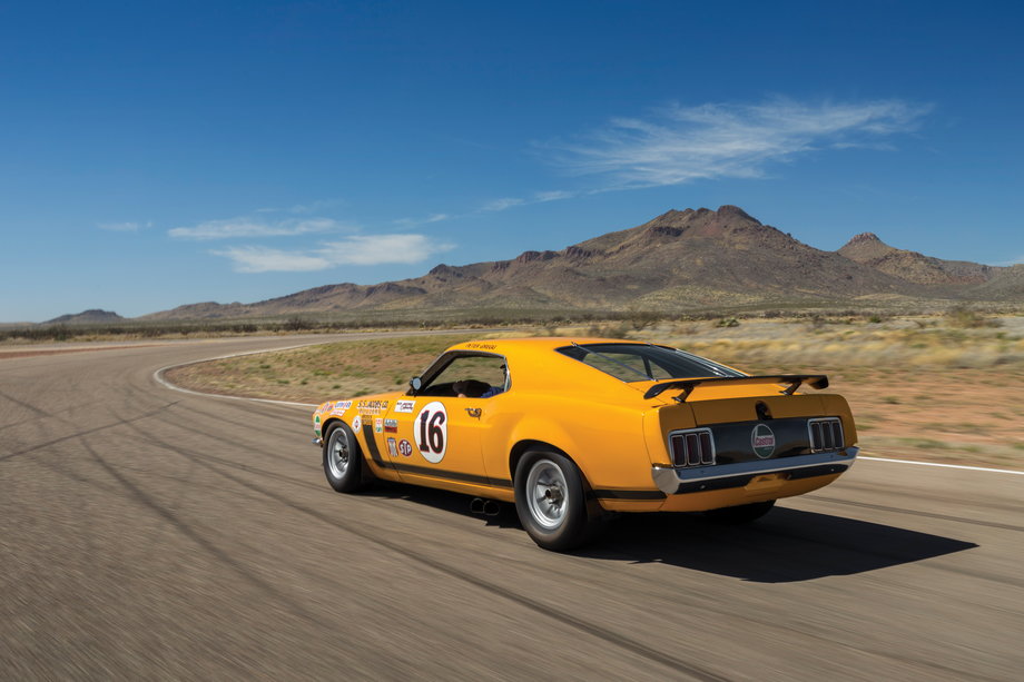 ... but two Ford Boss 302 Mustang Trans Am race cars.