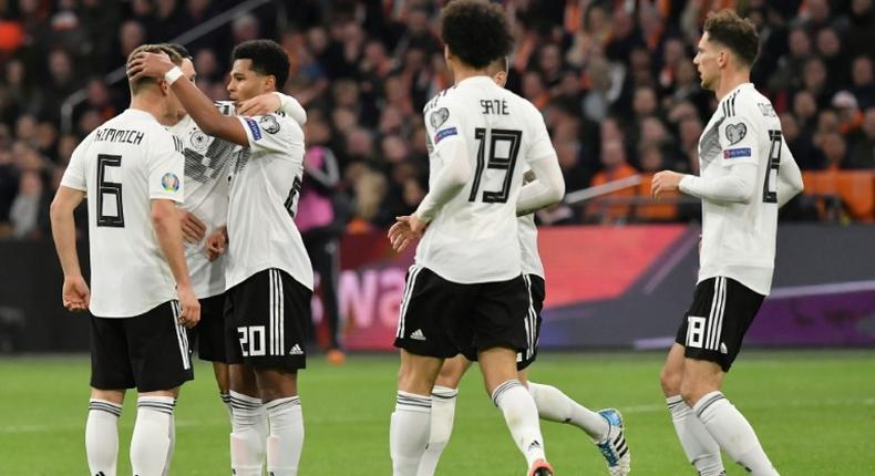 Germany grabbed a dramatic late win over the Netherlands on Sunday.