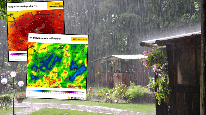 Nadciągają afrykańskie upały i burze. Z każdym dniem będzie gorzej (mapy: meteologix.com)