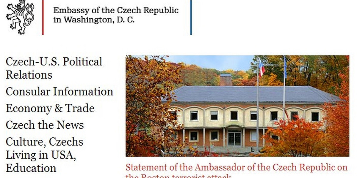 Ambasada Czech w Usa