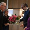 Predsednik Vučić, sa suprugom, ugostio je na večeri predsednika Švajcarske 