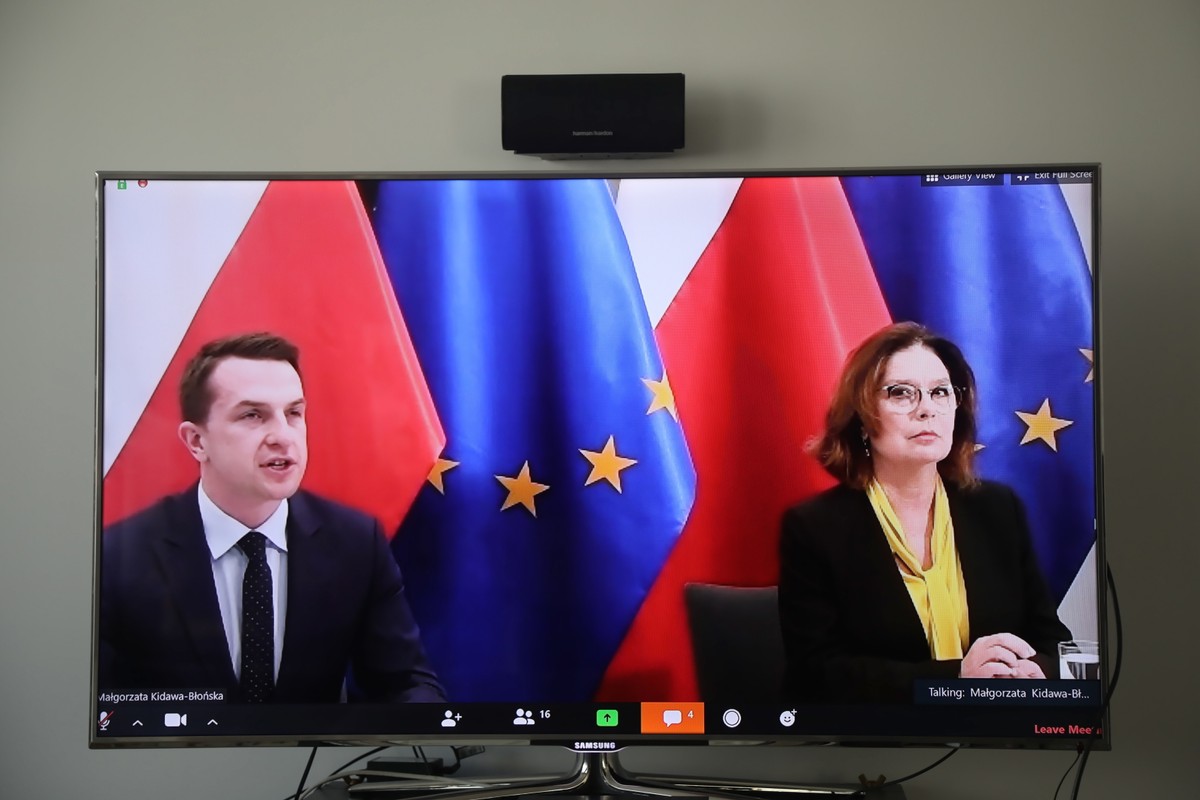 Adam Szłapka i Małgorzata Kidawa-Błońska