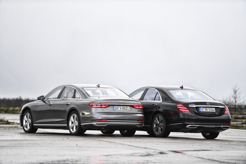 Audi A8 50 TDI kontra Mercedes S 350 d