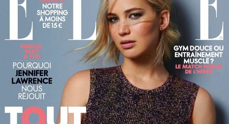 Jennifer Lawrence covers Elle France